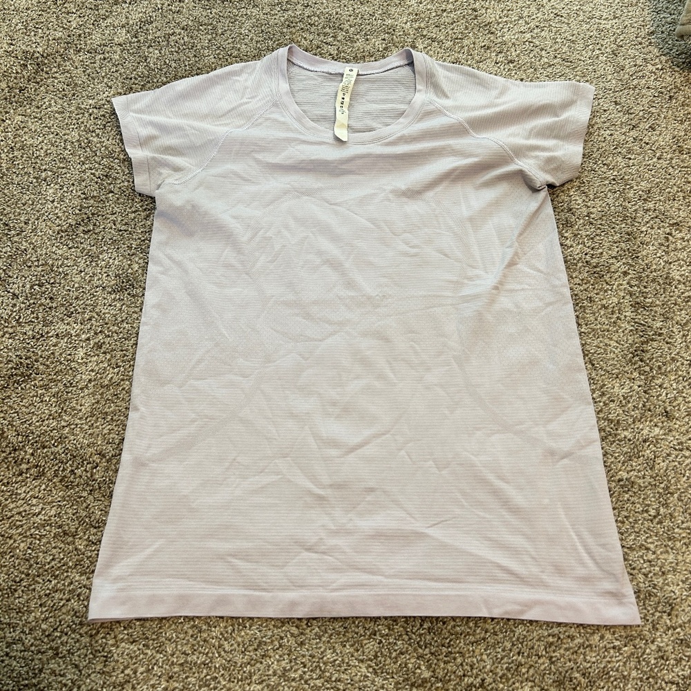 Lululemon Swiftly Tech Short-Sleeve Shirt 2.0 in Lavender Dew